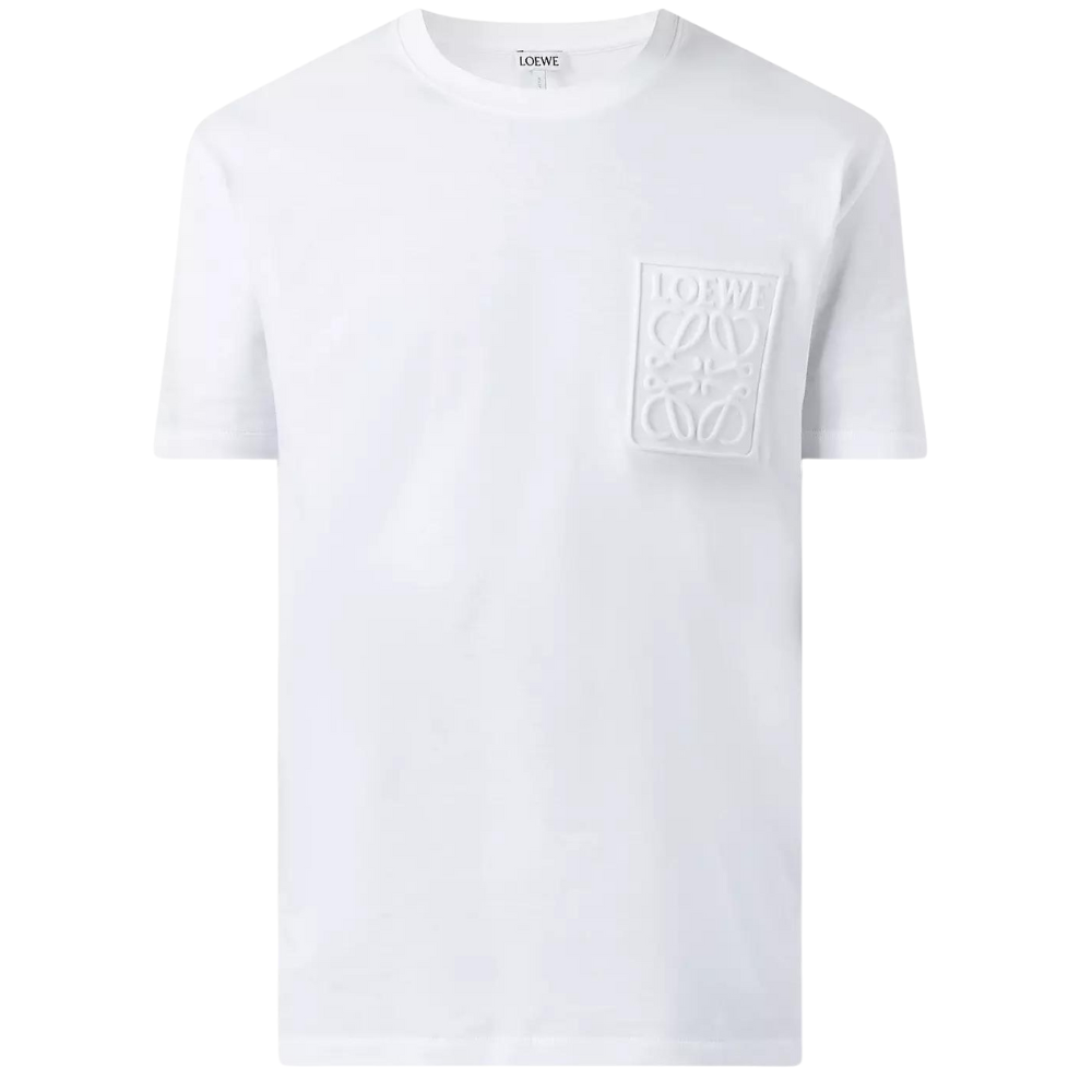 Loewe Debossed Anagram Logo Crew Neck T Shirt