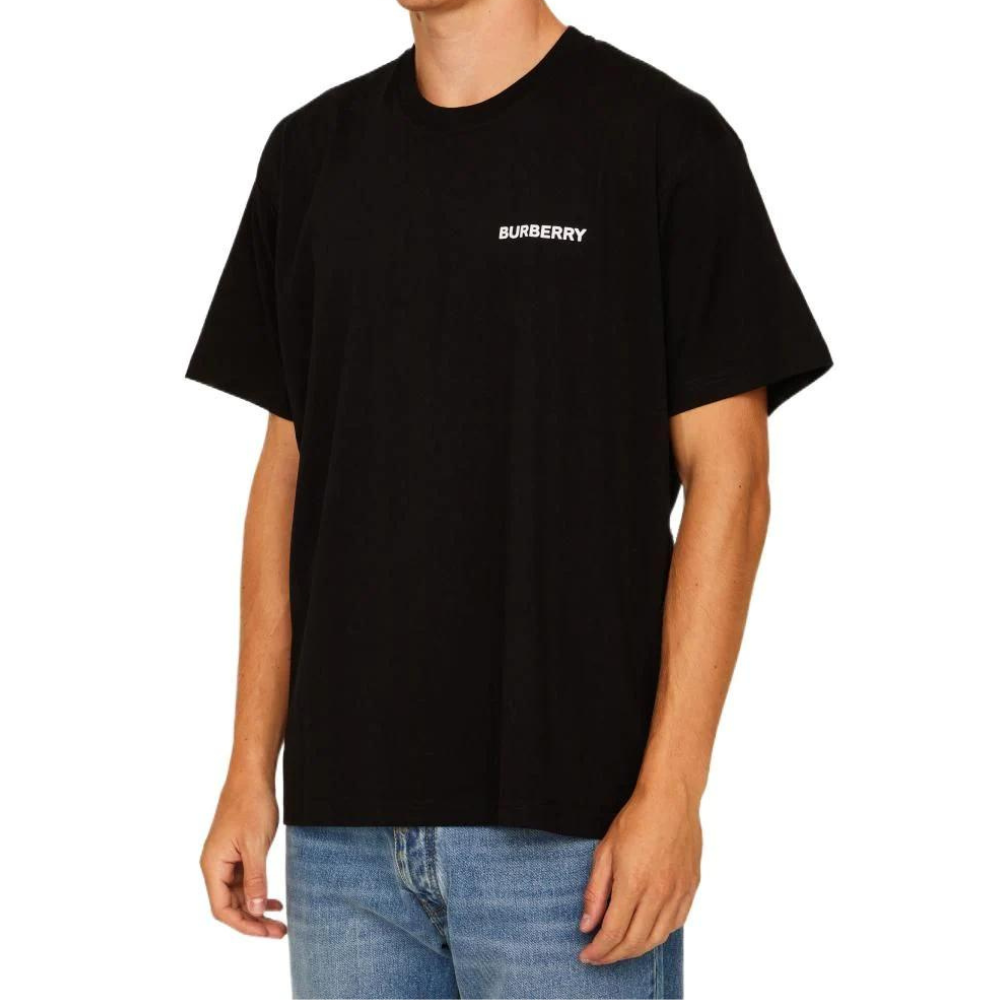 BURBERRY Men's Black Logo T-shirt BURBERRY Men's Black Logo T-shirt