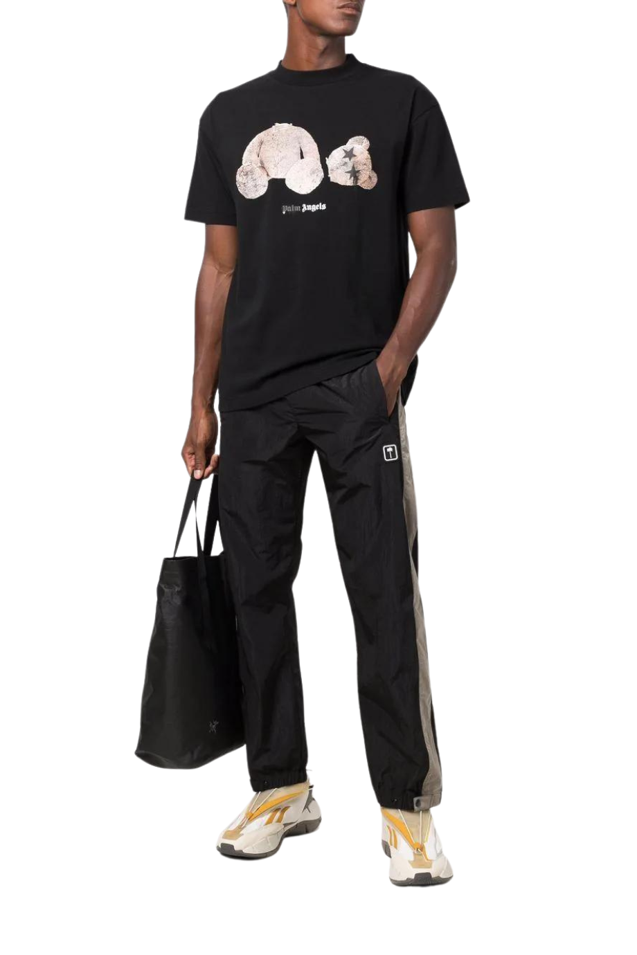 Palm Angels Men's Sprayed Palm Oversized T-Shirt