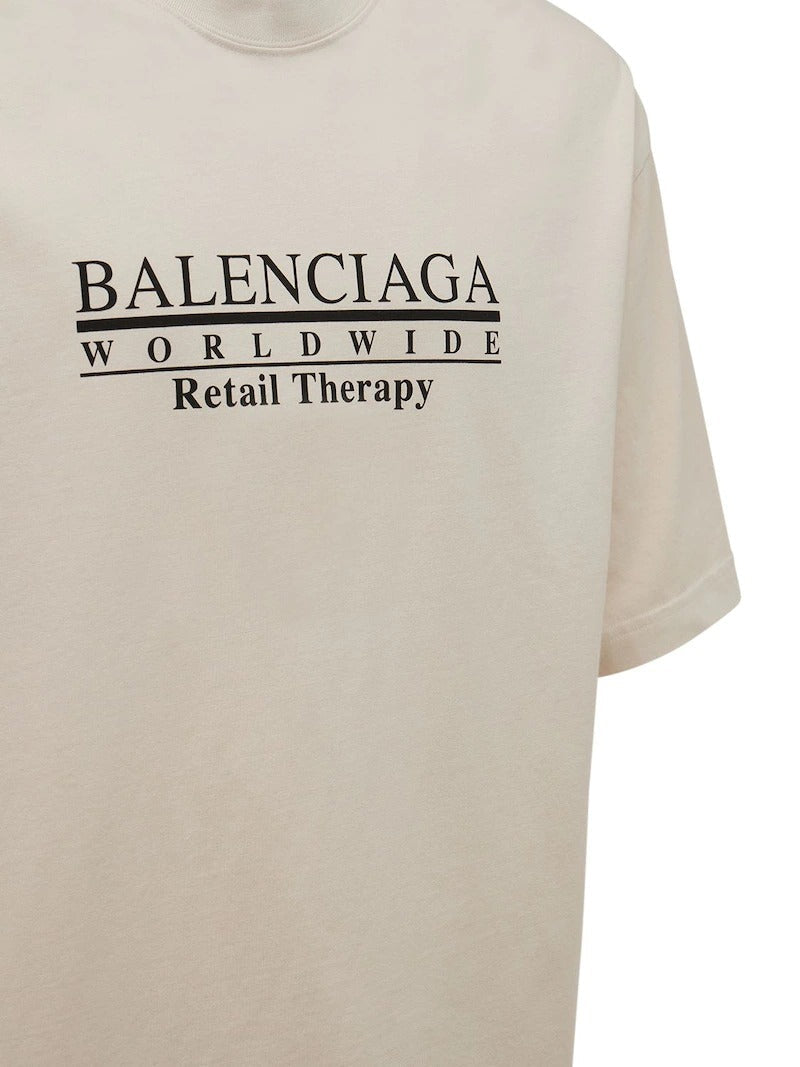 BALENCIAGA Printed Cotton T-shirt