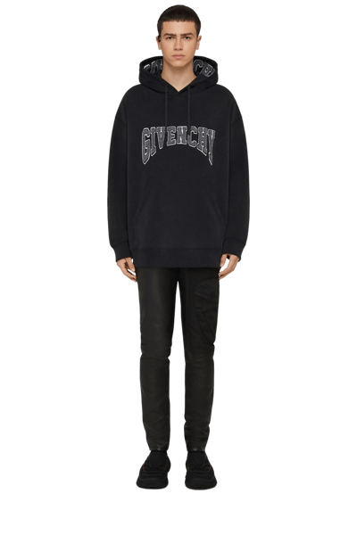 LV Music Line Embroidered Crewneck - Luxury Black