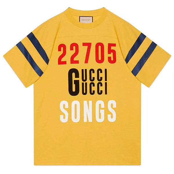 Gucci "22705 Gucci songs" T-shirt - Yellow