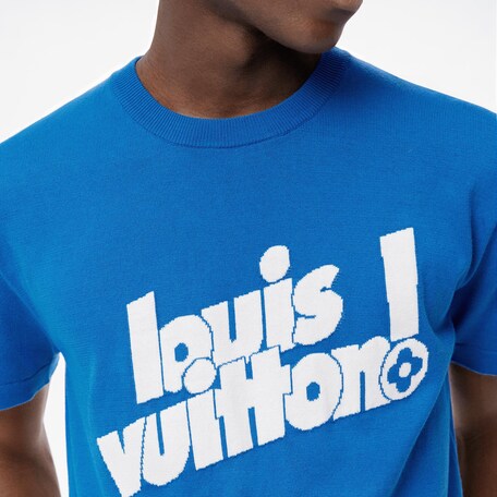 LV LOUIS VUITTON everyday LV Crewneck 短袖薄針織 上衣針織短上衣