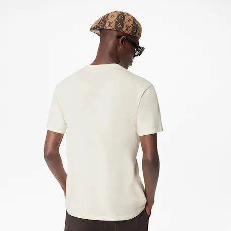 Louis Vuitton Intarsia Duck Short Sleeved Crewneck Tee Shirt off white M