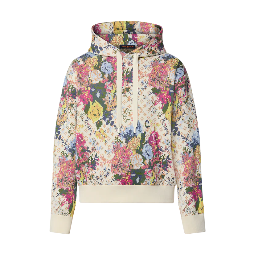 LVSE Flower Quilted Hoodie Jacket - Ready to Wear