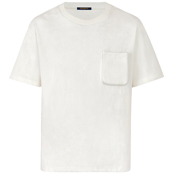 Louis Vuitton Signature 3D Pocket Monogram Short Sleeve Tee Shirt Black  Pre-Owne
