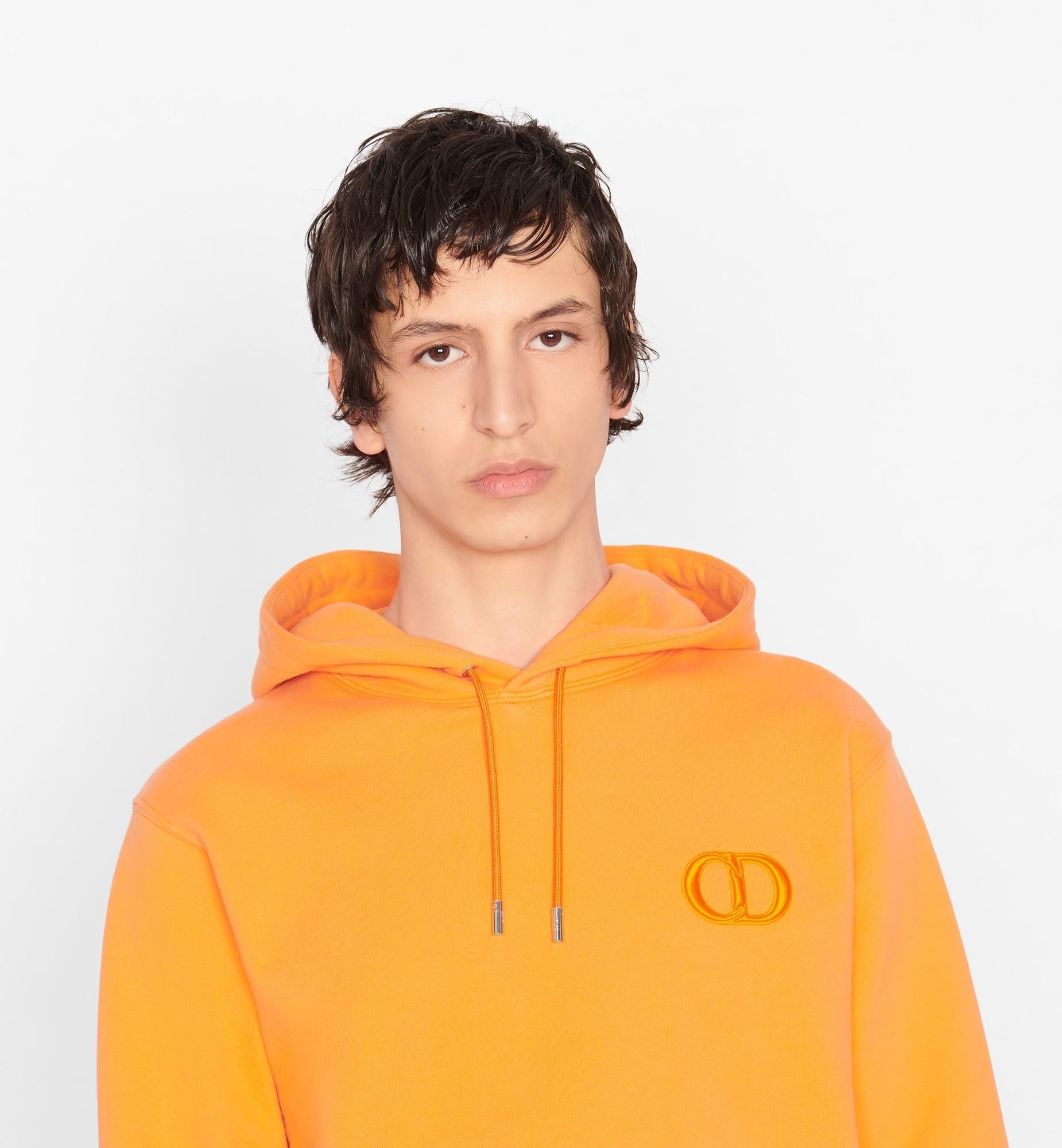 Sweatshirt À Capuche Cd Icon Orange | Dior Homme